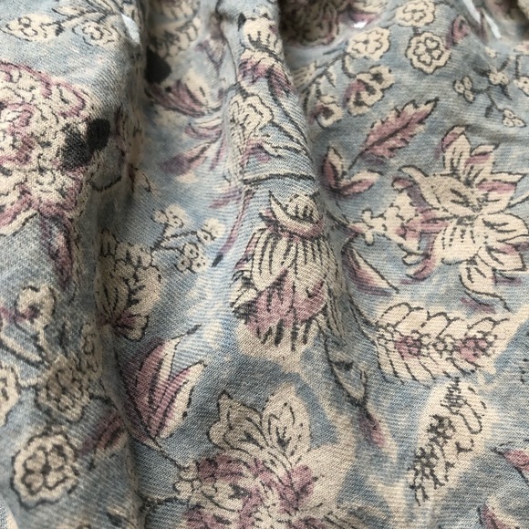 NWT New MAGNOLIA PEARL Free People Block Print Kelly Western Blouse Shirt Rambha - Picture 8 of 13